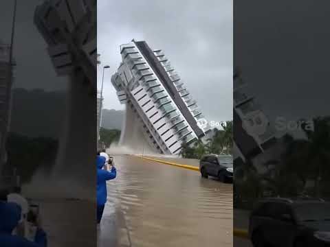Se cae edificio en naco, santo domingo