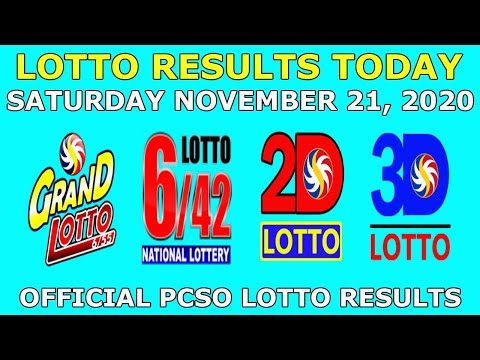 9pm Lotto Result November 21 2020 (Saturday) PCSO Today