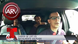 Graban salvaje golpiza a un conductor de Lyft | Al Rojo Vivo
