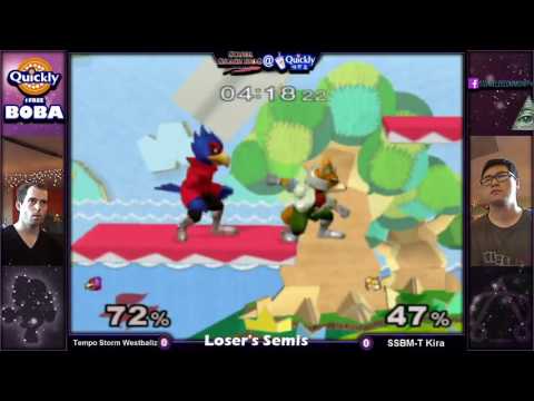 SSBM @ Quickly 5   Kira vs  Westballz