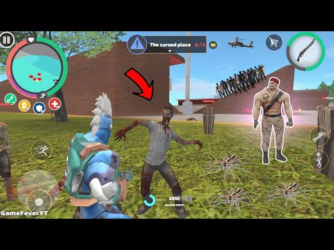 Rope Hero: Vice Town (Sharp Nails Zombies Fight From Rope) Zombie in Stadium - Android Gameplay HD