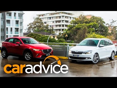 Mazda CX-3 v Skoda Fabia Wagon Comparison Review