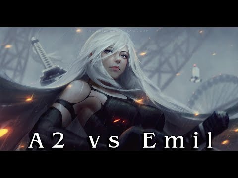 No Hit Emil Secret lvl 99 Boss Fight [as A2 on HARD Difficulty]