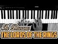 The Lord of the Rings - In Dreams - Piano Cover ...