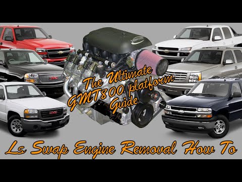 Easiest Way to REMOVE an LS Engine from Chevy Truck 1999-2007