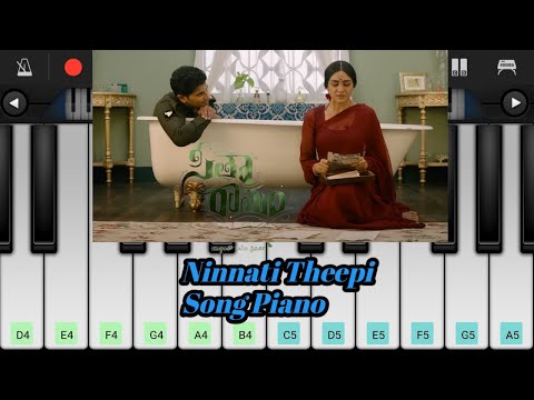 Ninnati Theepi Song | Piano Cover | Sita Ramam || Dulquer salmaan | Mrunal thakur