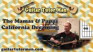 California Dreaming - The Mamas And Papas - Acoustic Guitar Lesson (easy-ish)