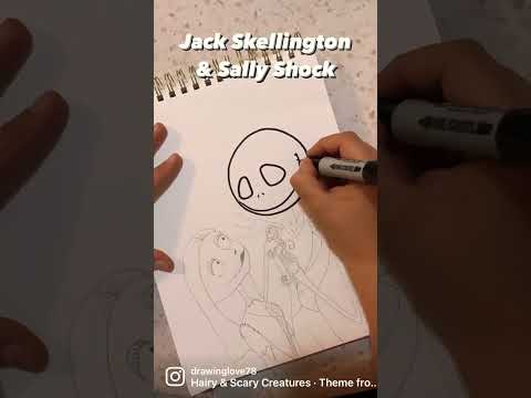 JACK SKELLINGTON ILLUSTRATION-Music by: Hairy and scary creatures
