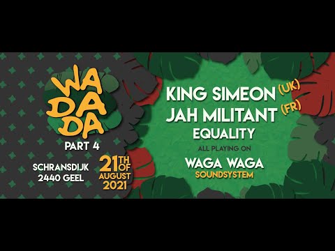 King Simeon (uk) ft doc - Give Mi The Mix  & Dubwise ( jah Tubby's) @ Wadada festival - 210821 geel