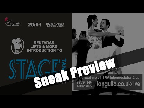 STAGE TANGO INTRODUCTION (ESCENARIO) PART I - SNEAK PEEK  @Tanguitoacademy @PDuarteTango