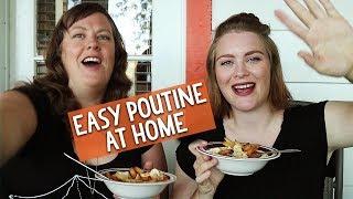 SUPER EASY POUTINE RECIPE | Just Fries Gravy and Cheese Curds