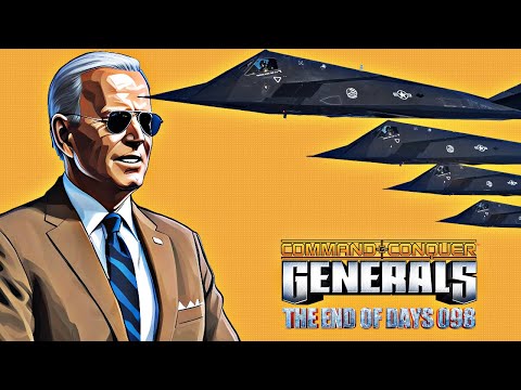 USA Air Force 1 vs 3 HARD USA (THE END OF DAYS MOD) C&C Generals Zero Hour