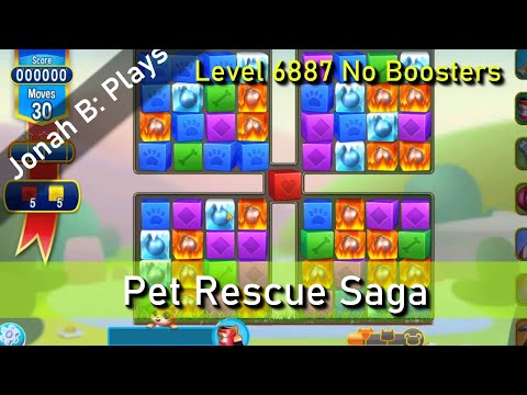 Pet Rescue Saga Level 6887 No Boosters