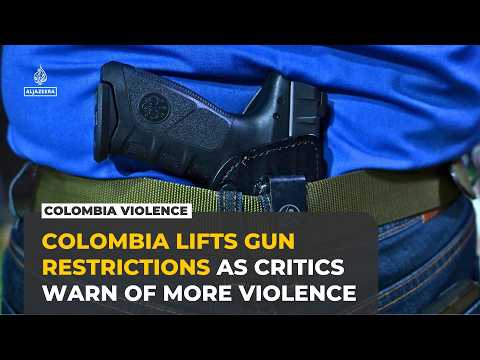 Colombia eases decade-old gun restrictions amid violence fears