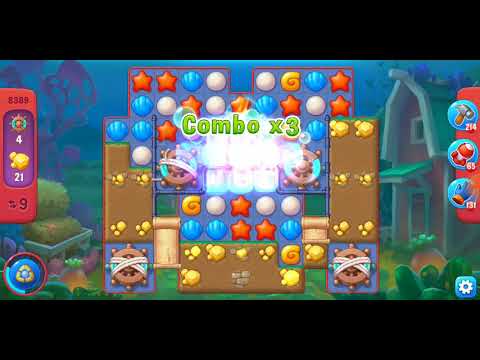 Fishdom. 8389 hard level no boosters and diamonds. 15 moves