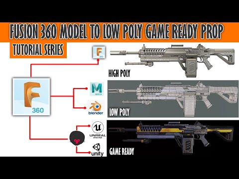 Fusion 360 to Game Ready model pt5