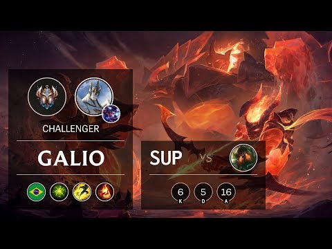 Galio Support vs Nautilus - BR Challenger Patch 9.24