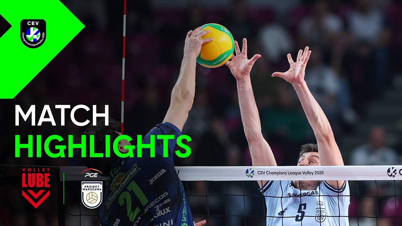 Highlights | Cucine Lube CIVITANOVA vs. PGE Projekt WARSZAWA | CEV Champions League Volley 2026