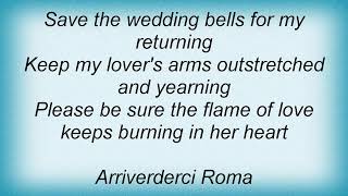 Roger Williams - Arrivederci, Roma Lyrics