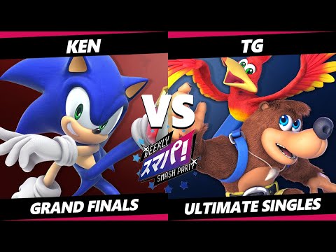 Sumapa 190 GRAND FINALS - TG (Banjo Kazooie) Vs. KEN (Sonic) Smash Ultimate - SSBU
