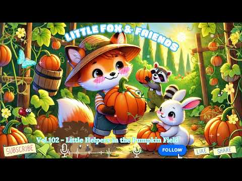 Little Fox & Friends Vol.102 - Little Helpers in the Pumpkin Field