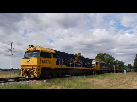 Junee Trains NR27, AN8 & NR16 with 2MW2
