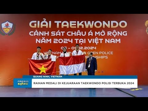 TIM TAEKWONDO GARBHA TAMBAH RAIHAN MEDALI DI KEJUARAAN TAEKWONDO POLISI TERBUKA 2024