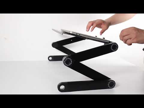 Foldable Laptop Desk with Mouse Board