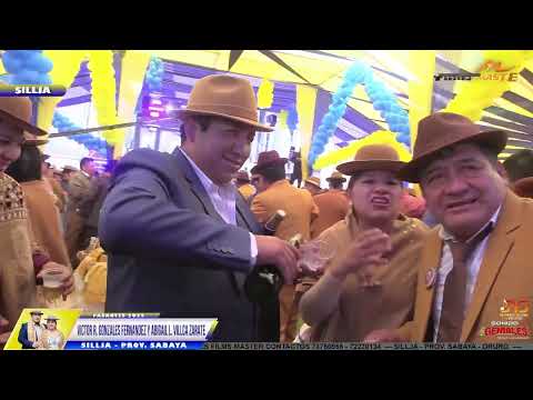 GRUPO SOMBRAS, DESDE ARGENTINA EN VIVO SILLJA 2025, PASANTES VICTOR  GONZALES Y ABIGAIL VILLCA. DÍA1