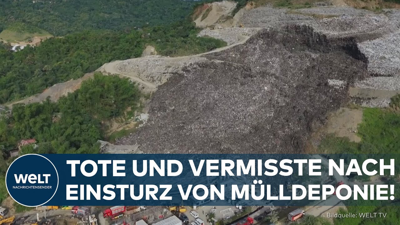 UNGLÜCK AUF DEN PHILIPPINEN: Mülllawine verschüttet Dutzende Menschen – eine Tote und 38 Vermisste