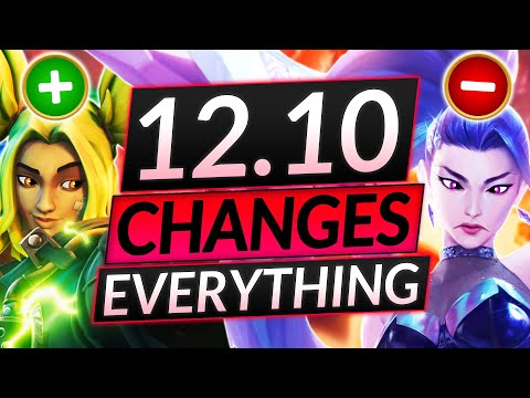 NEW Patch 12.10 Changes Everything - CRAZIEST Champion NERFS and BUFFS - LoL Guide