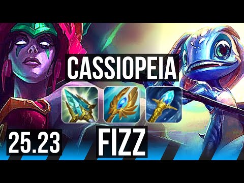 CASSIOPEIA vs FIZZ (MID) | EUW Challenger | 25.23