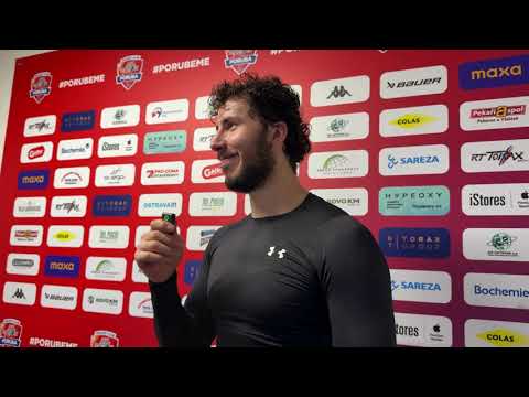 25. 10. 2025: Lukáš Pařík po výhře nad VHK ROBE VSETÍN