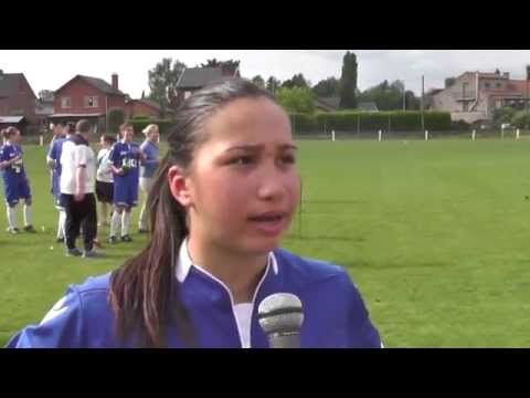 Jasna Djordjevic na de wedstrijd Eva's Tienen - Lierse B op 26 04 2014