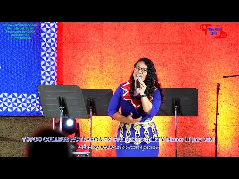 NOFO KAU 'ALU Indira Moala @ TUPOU COLLEGE AOTEAROA EX STUDENT SOCIETY Dinner 16 July 2021