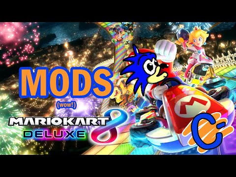 Losing It Over Mario Kart 8 Deluxe Mods (w/ Friends) - BelowAverage