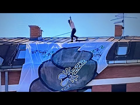 Ofkovac isprovocirao Zemunce šetalicom sa zgrade, letele kamenice i stolice! (OFK Beograd - Zemun)