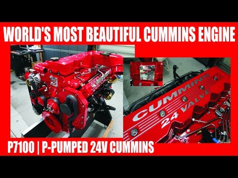 Cummins 24V P7100 P Pump Conversion Engine and More!