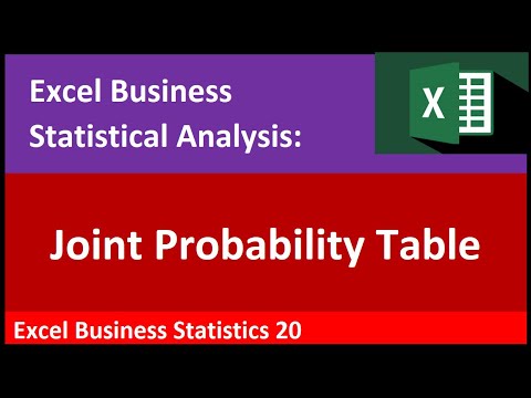 Excel Statistical Analysis 01 Data Statistics
