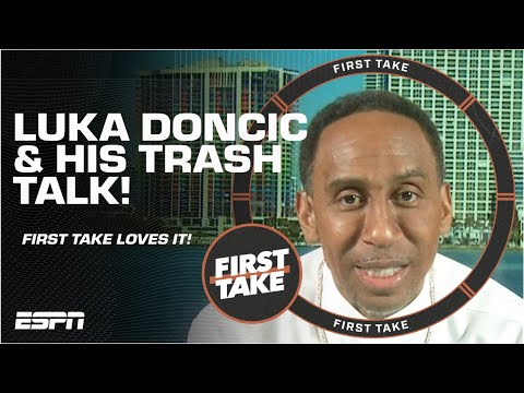 Stephen A. & Kendrick Perkins ABSOLUTELY LOVE Luka Doncic’s trash talk! ???? | First Take