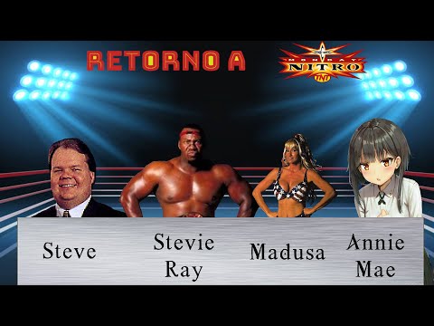 Retorno a: WCW Nitro (PSX) (Stevie Ray, Madusa, Annie Mae, Steve)