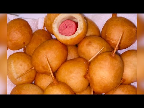 Delicious Mini Corndogs | No Corn Flour Needed.