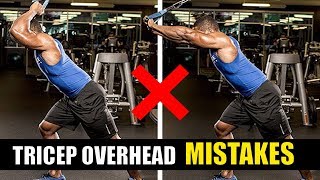 TRICEPS OVERHEAD CABLE EXTENSION exercise video thumbnail