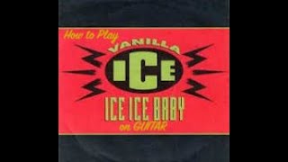 How to Play 'Ice Ice Baby' by Vanilla Ice on Guitar (Key of Awesome Music)