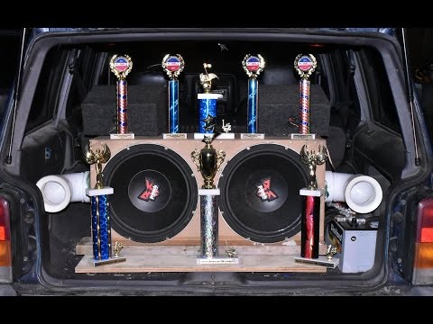 148+ dB Bass Test From Oldschool Rockford Car Sound System with Power DVC 15's on Power 1100a2 Amps