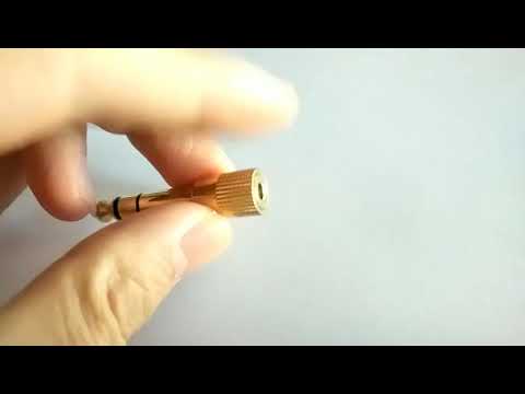 6.3mm male to 3.5mm female adpater