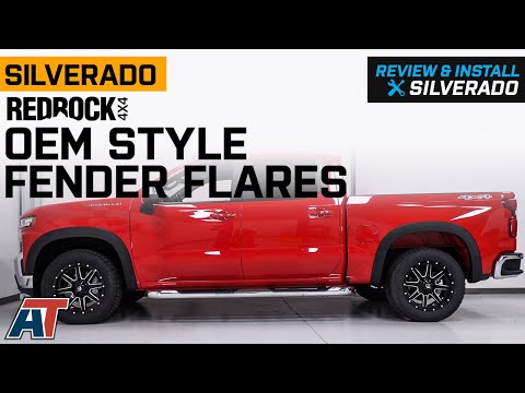 2019-2022 Silverado 1500 RedRock 4x4 OEM Style Fender Flares Review & Install