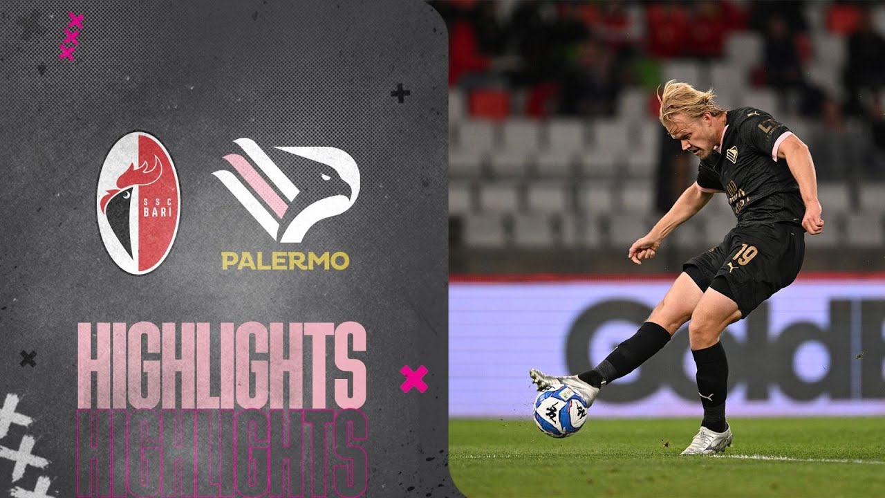 Bari-Palermo 2-1, gli highlights del match