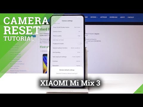 How to Reset Camera Settings in XIAOMI Mi Mix 3 - Restore Default Configuration