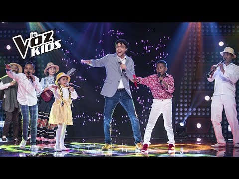 Andrés Cepeda, La Carranguerita, Santy y Carlos Mario cantaron Un Popurri